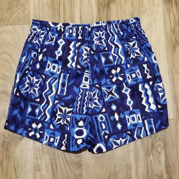 Vintage 60s 70s Paradise Hawaii All Over Print Swim Shorts Surf Trunks Lined M - Picture 2 of 16